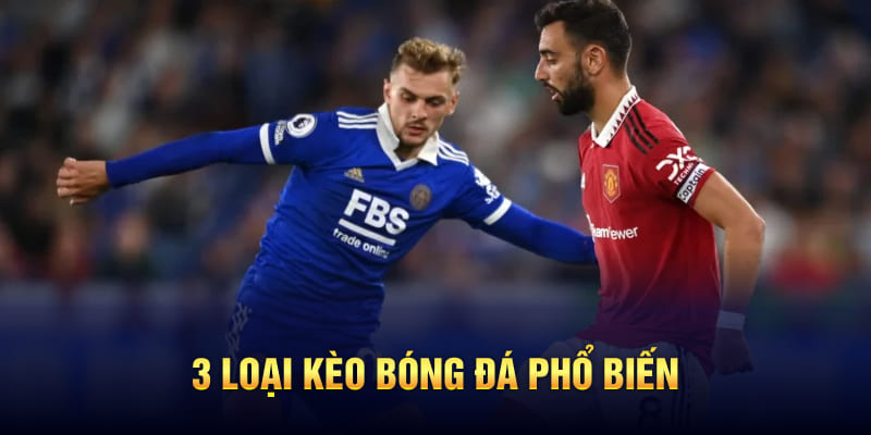 3 loại kèo bóng đá phổ biến